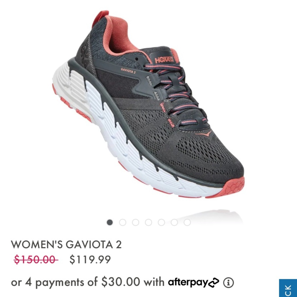 Never worn hoka running shoe